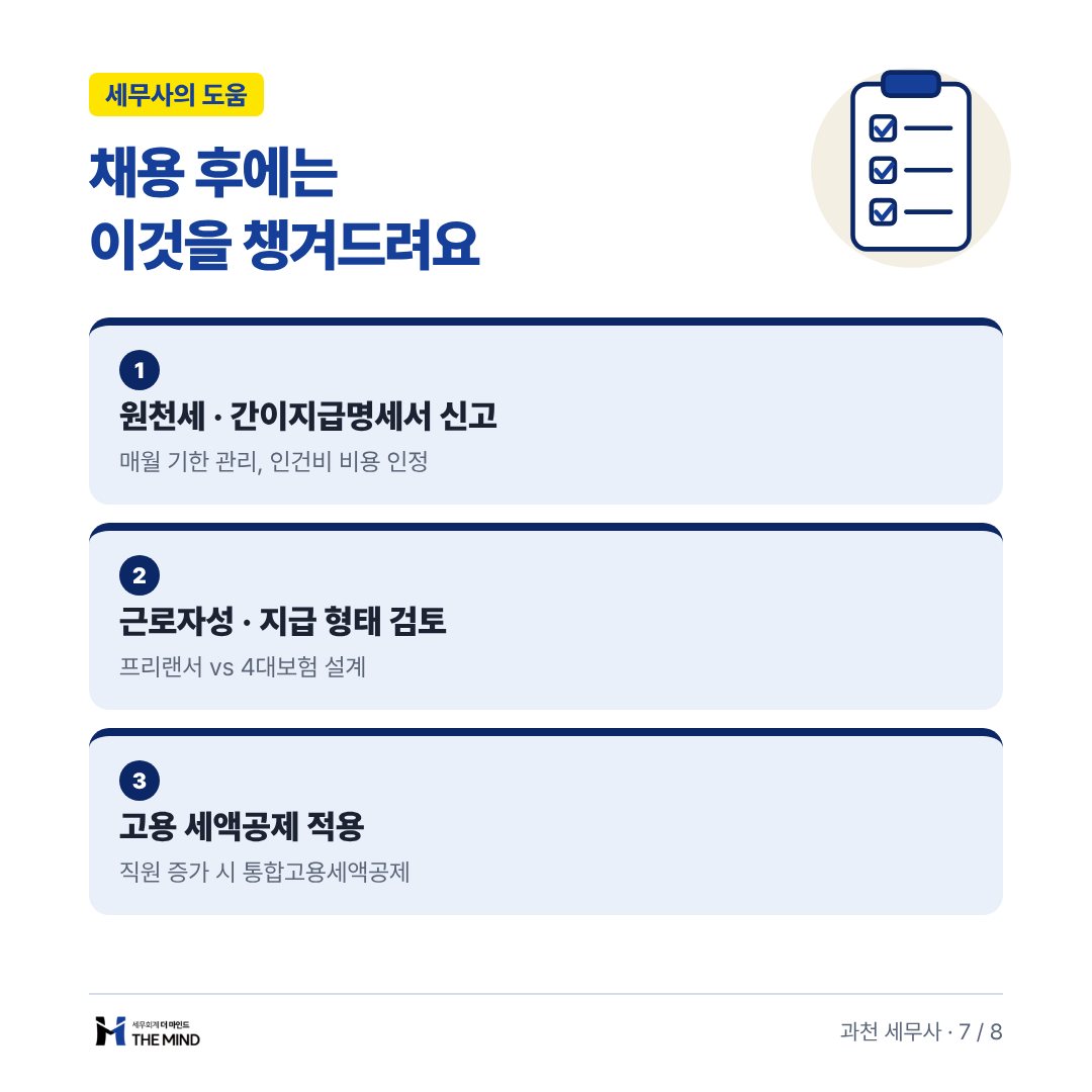 미용실 직원 채용과 급여 카드뉴스 7/8